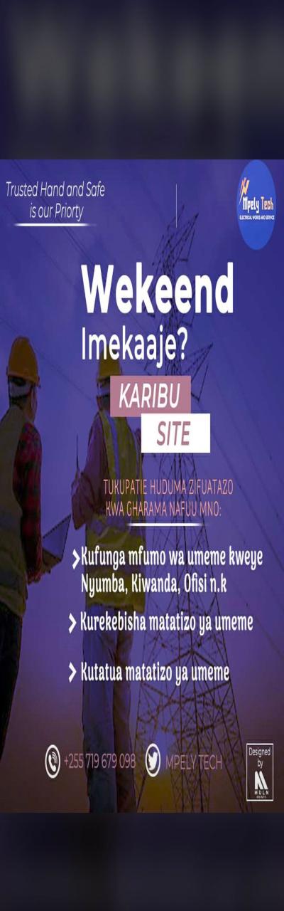 MPELY TECH - Electrical Works and Services.