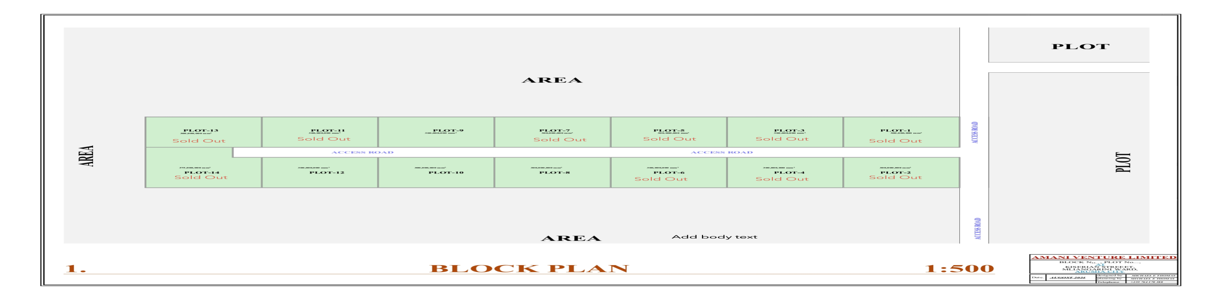 Amani Ventures limited: Prime Plots for Sale - Intel and Kiserian-4