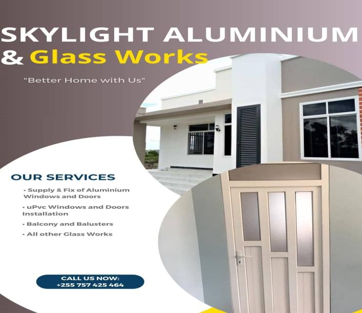 Skylight Aluminium & Glass Works: Kibada - Kigamboni.-1