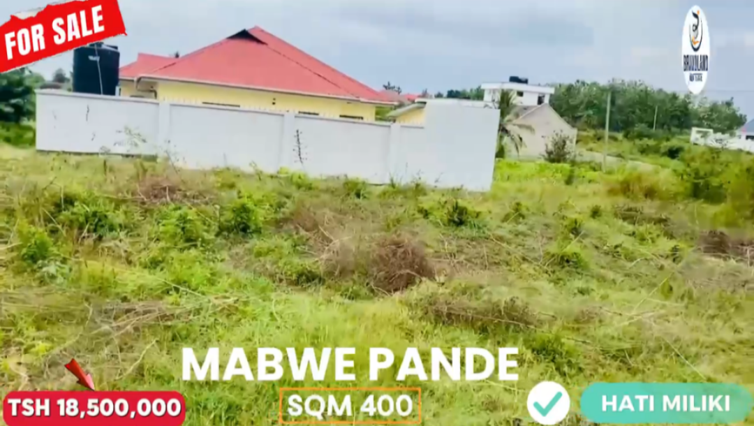 Bravoland Real Estate: A Plot for Sale - Mabwepande.-2