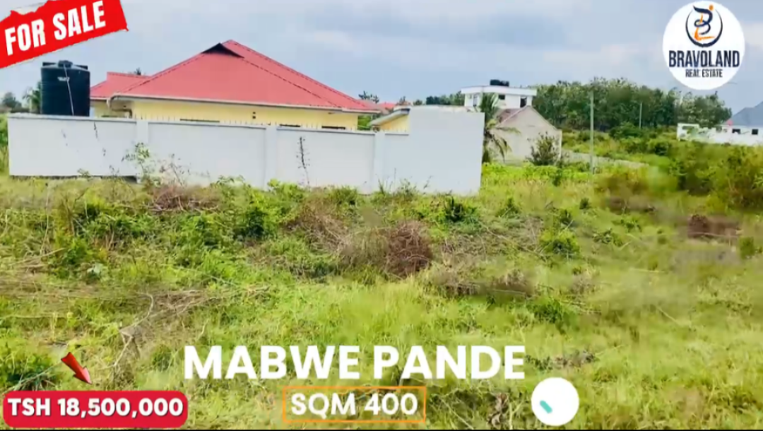 Bravoland Real Estate: A Plot for Sale - Mabwepande.-1